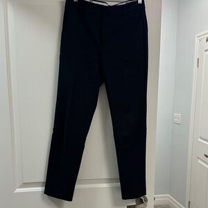 Size 4 Mango Womens Elegant Navy Blue Dress Trousers